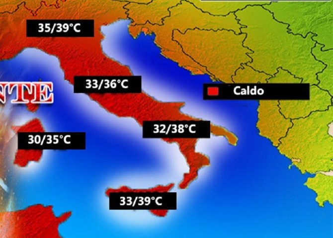 Ritorna Caronte: in Sicilia di nuovo 40 gradi