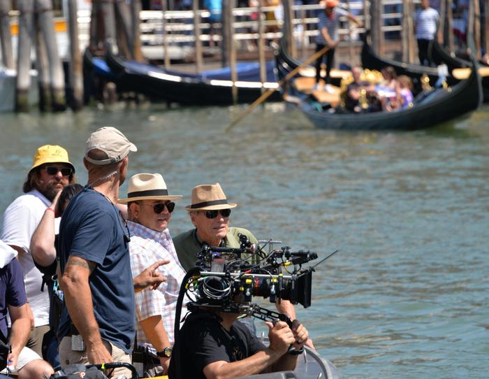 Us actor and film director Clint Eastwood in Venice for the second day of playng his new movie: "The 15:17 to Paris: the true story of a terrorist, a train, and three American heroes", Venice, Italy, 17 August 2017. ANSA/ANDREA MEROLA