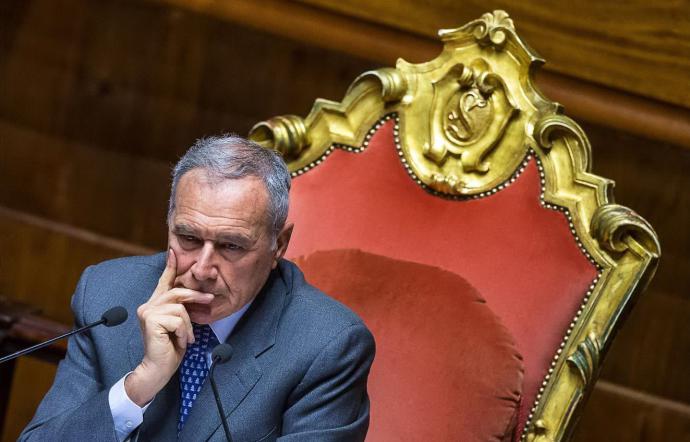 Pietro Grasso ha lasciato il gruppo del Pd al Senato