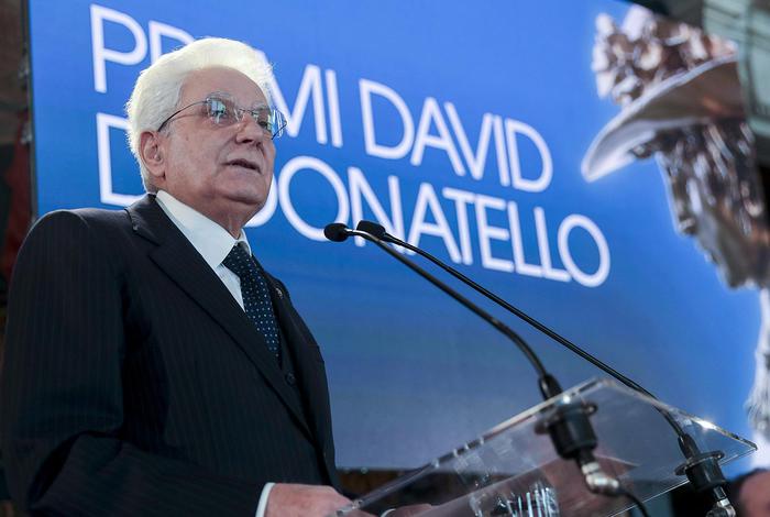 Il presidente della Repubblica Sergio Mattarella durante la cerimonia di presentazione dei candidati ai Premi David di Donatello per l'anno 2019, Roma, 27 marzo 2019.
ANSA/ FRANCESCO AMMENDOLA - UFFICIO STAMPA E COMUNICAZIONE PRESIDENZA REPUBBLICA
++HO -NO SALES EDITORIAL USE ONLY++