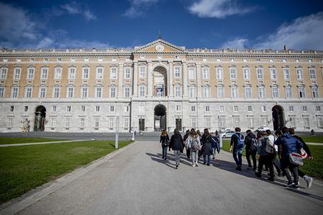 A view of the Royal Palace of Caserta (Reggia di Caserta) after restoration work of its external and internal facades, Caserta, southern Italy, 24 November 2016. The Royal Palace, symbol of Caserta and a UNESCO World Heritage Site since 1997, is one of the most important monuments of the Italian artistic heritage. ANSA/ CESARE ABBATE