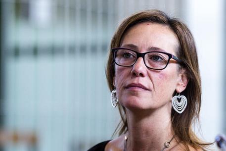 La sorella di Stefano, Ilaria Cucchi, durante l'udienza del processo sulla morte di Stefano Cucchi, presso l'Aula bunker di Rebibbia, Roma, 03 luglio 2019. ANSA/ANGELO CARCONI