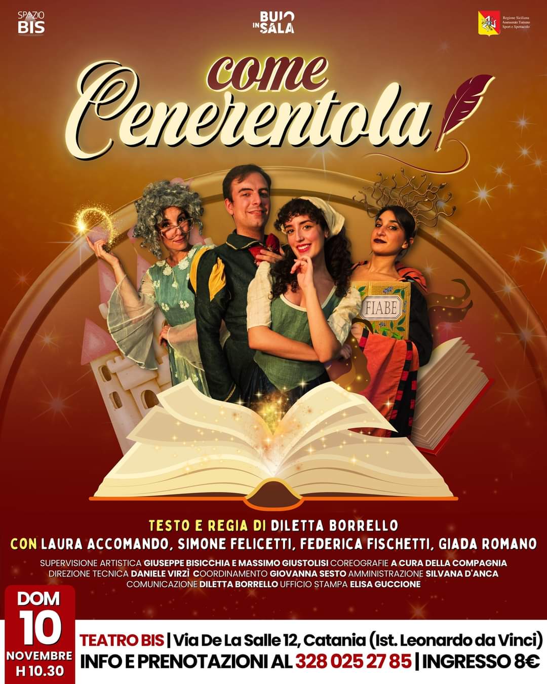 “Come Cenerentola” la giocosa e brillante rivisitazione della fiaba firmata da Buio in Sala